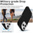 For iPhone 16 Pro Max Case TPU + TPE Anti Drop Protection Phone Cover - Black - 3