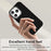 For iPhone 16 Pro Max Case TPU + TPE Anti Drop Protection Phone Cover - Black - 4