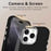 For iPhone 16 Pro Max Case TPU + TPE Anti Drop Protection Phone Cover - Black - 6