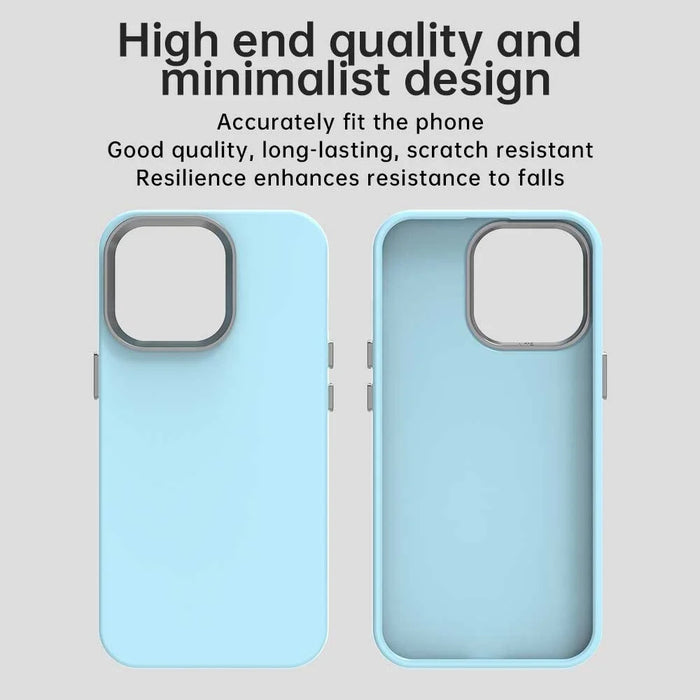 For iPhone 12 Pro Max Case TPU + TPE Anti Drop Protection Phone Cover - Blue - 6