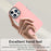 For iPhone 13 Pro Case TPU + TPE Anti Drop Protection Phone Cover - Pink - 5