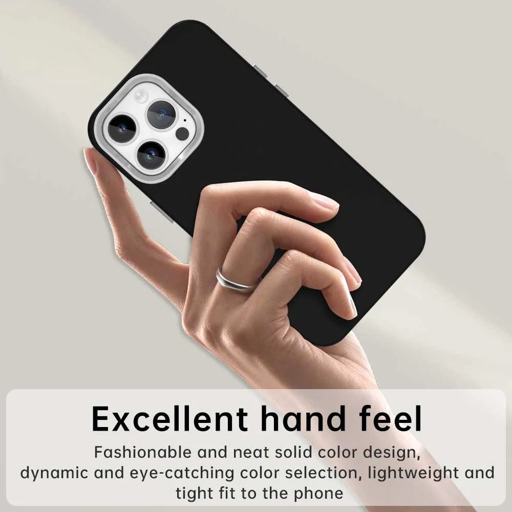 For iPhone 14 Pro Max Case TPU + TPE Anti Drop Protection Phone Cover - Black - 5