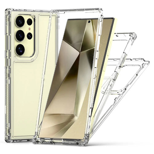 For Samsung Galaxy S25 Ultra Phone Case Acrylic TPU Clear Mobile Cover - 1