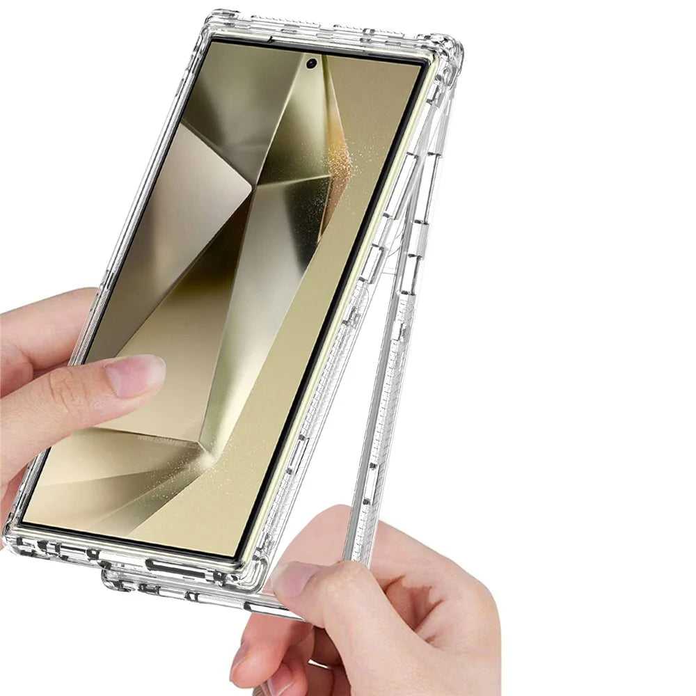 For Samsung Galaxy S25 Ultra Phone Case Acrylic TPU Clear Mobile Cover - 2