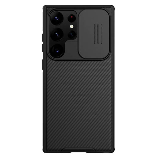 NILLKIN Camshield Pro for Samsung Galaxy S25 Ultra Magnetic Case TPU+PC Phone Cover with Slider Camera - Black - 1