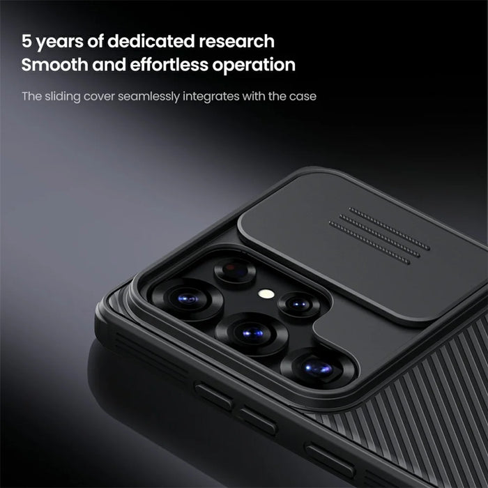 NILLKIN Camshield Pro for Samsung Galaxy S25 Ultra Magnetic Case TPU+PC Phone Cover with Slider Camera - Black - 7