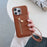 For iPhone 16 Pro Max Case Card Slots Kickstand PU Leather Back Cover with Zipper Pocket, Wrist Strap - Dark Brown - 5