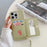 For iPhone 15 Pro Max Case Card Slots Kickstand PU Leather Back Cover with Zipper Pocket, Wrist Strap - Green - 4