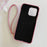 For iPhone 14 Pro Case Card Slots Kickstand PU Leather Back Cover with Zipper Pocket, Wrist Strap - Pink - 2