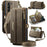 CASEME For Samsung Galaxy S23+ Case  C39 RFID Blocking Zipper Wallet Stand Leather Cover with Strap - Brown - 1
