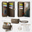 CASEME For Samsung Galaxy S23+ Case  C39 RFID Blocking Zipper Wallet Stand Leather Cover with Strap - Brown - 3