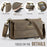CASEME For Samsung Galaxy S23+ Case  C39 RFID Blocking Zipper Wallet Stand Leather Cover with Strap - Brown - 4