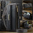 CASEME For Samsung Galaxy S23 FE Case  C39 RFID Blocking Zipper Wallet Stand Leather Cover with Strap - Black - 5