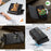 CASEME For Samsung Galaxy S23 FE Case  C39 RFID Blocking Zipper Wallet Stand Leather Cover with Strap - Black - 6
