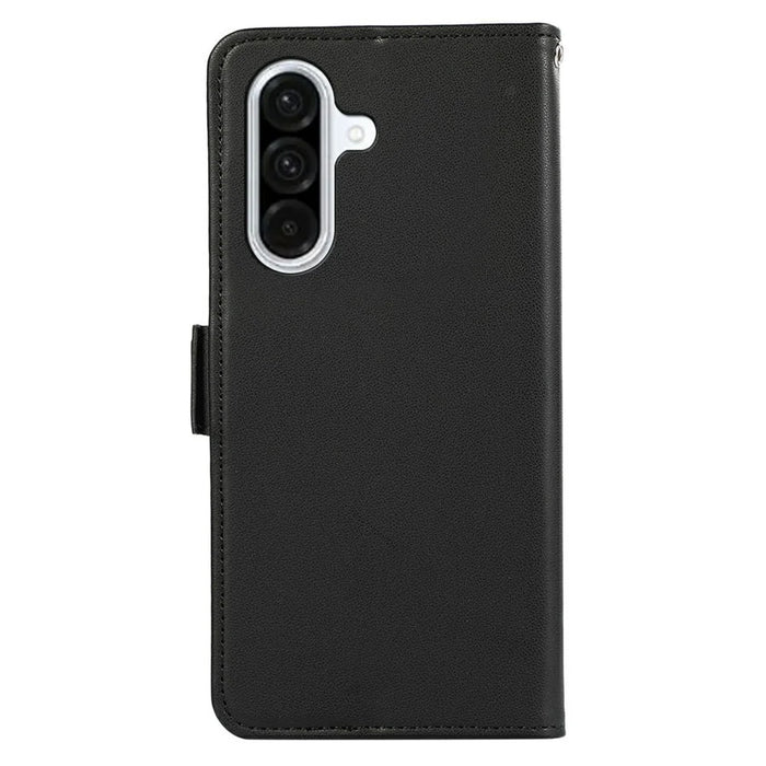 ABEEL For Samsung Galaxy A56 5G Case Leather Phone Cover with RFID Blocking Wallet - Black - 7