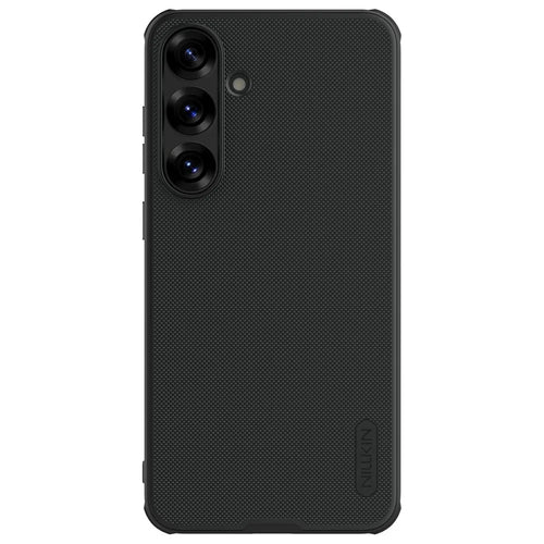 NILLKIN Frosted Shield Pro For Samsung Galaxy S25 Case Matte PC+TPU Phone Cover - Black - 1