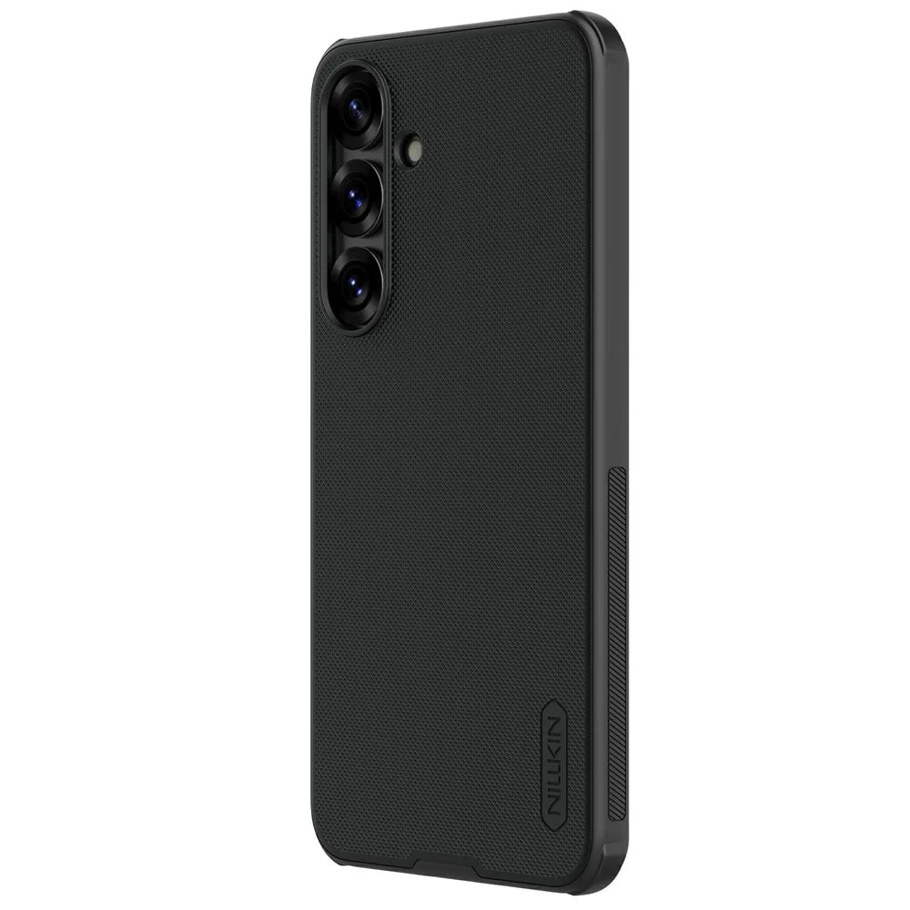 NILLKIN Frosted Shield Pro For Samsung Galaxy S25 Case Matte PC+TPU Phone Cover - Black - 2