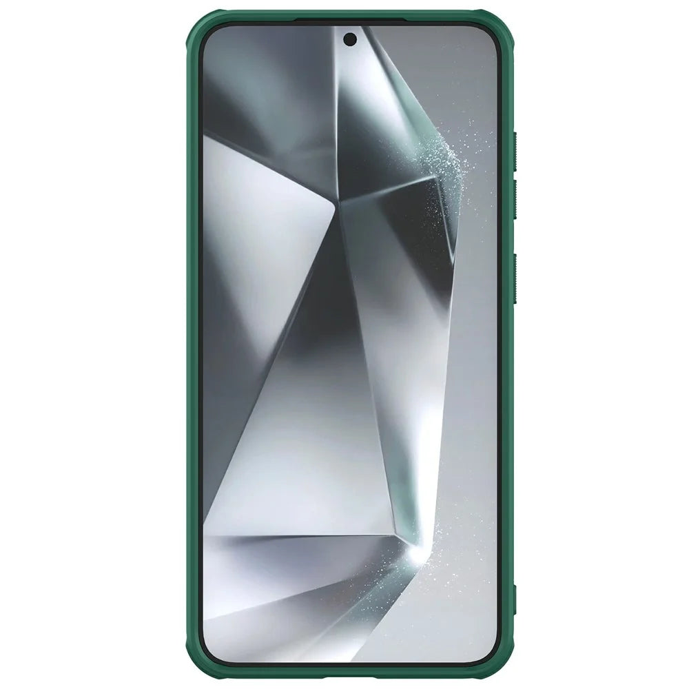 NILLKIN Frosted Shield Pro For Samsung Galaxy S25+ Case Matte PC+TPU Phone Cover - Green - 3