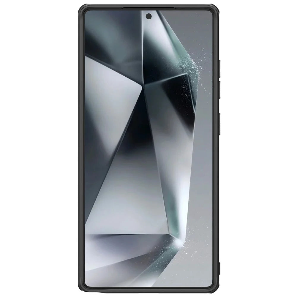NILLKIN Frosted Shield Pro for Samsung Galaxy S25 Ultra Magnetic Case PC+TPU Phone Cover - Black - 3