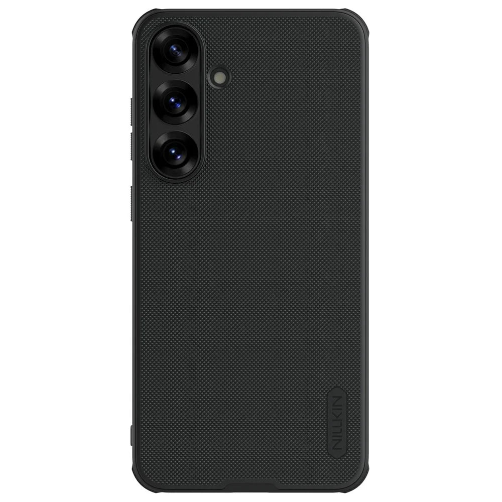 NILLKIN Frosted Shield Pro for Samsung Galaxy S25 Magnetic Case PC+TPU Phone Cover - Black - 1