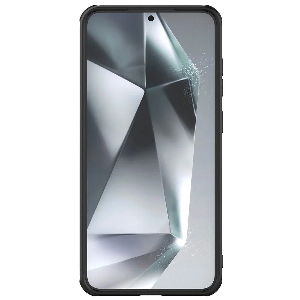 NILLKIN Frosted Shield Pro for Samsung Galaxy S25 Magnetic Case PC+TPU Phone Cover - Black - 3