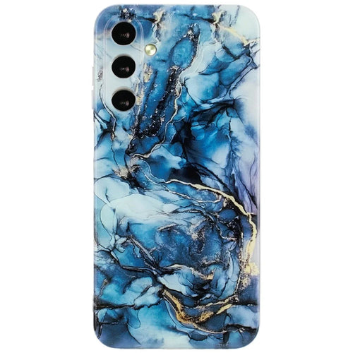 For Samsung Galaxy A56 5G Case Flexible TPU Marble Pattern Phone Cover - Grey - 1