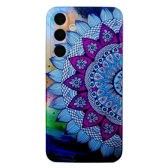 For Samsung Galaxy A56 5G Case Pattern Printing Cell Phone TPU Back Cover - Mandala Flower - 1