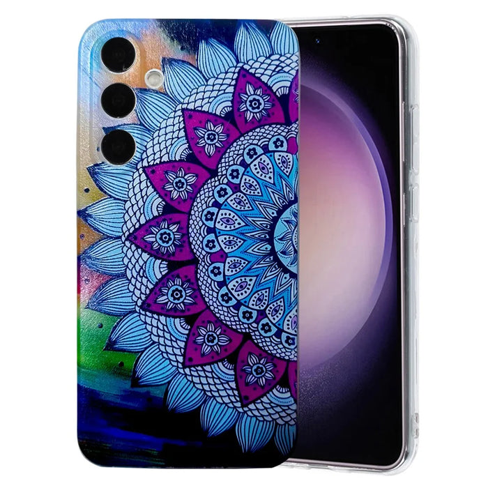 For Samsung Galaxy A56 5G Case Pattern Printing Cell Phone TPU Back Cover - Mandala Flower - 2
