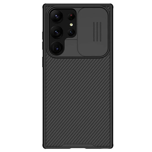 NILLKIN Camshield Pro Series for Samsung Galaxy S25 Ultra Case PC+TPU Slide Camera Lid Phone Cover - Black - 1