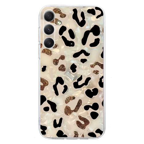 For Samsung Galaxy A18 5G / A18 4G / A17 5G / A17 4G / A26 5G Case Pattern Printing Shockproof Soft TPU Phone Cover - Leopard Print - 1