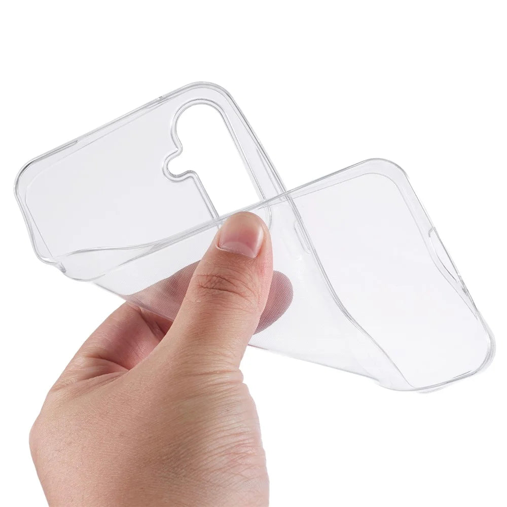 For Samsung Galaxy A55 5G Case Slim Fit Transparent Soft TPU Phone Cover - 4
