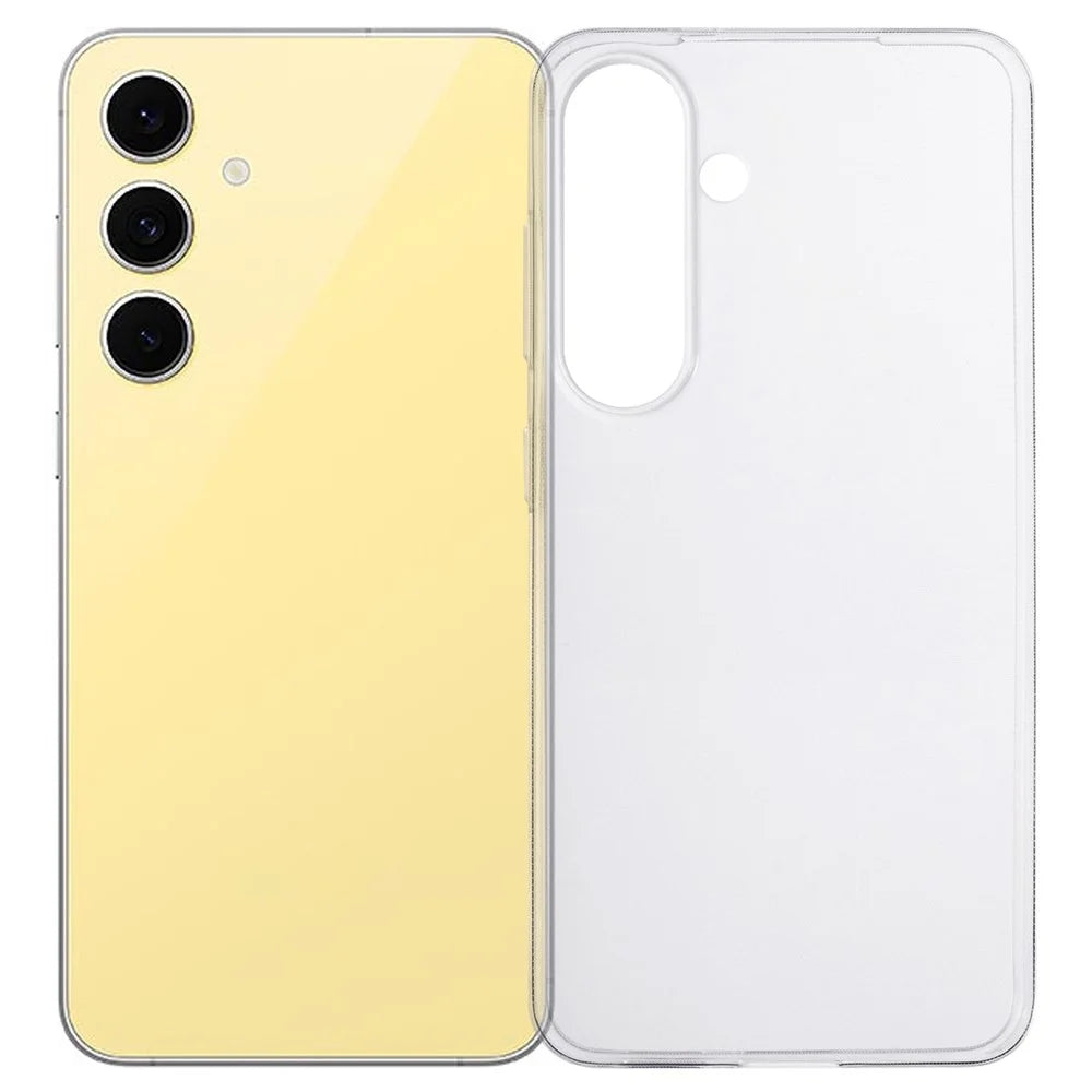 For Samsung Galaxy S25 Case Slim Fit Transparent Soft TPU Phone Cover - 1