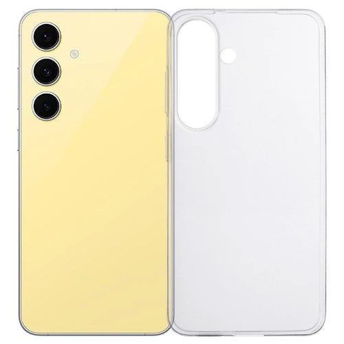 For Samsung Galaxy S25 Case Slim Fit Transparent Soft TPU Phone Cover - 1