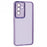 For Samsung Galaxy A26 5G Case Electroplated Camera Frame TPU Phone Cover - Transparent Purple - 3