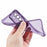 For Samsung Galaxy A26 5G Case Electroplated Camera Frame TPU Phone Cover - Transparent Purple - 6