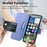 For iPhone 13 Pro Max Case Compatible with MagSafe Detachable Leather Phone Cover with Lens Film - Blue - 7