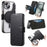 For iPhone 14 Plus Case Compatible with MagSafe Detachable Leather Phone Cover with Lens Film - Black - 1