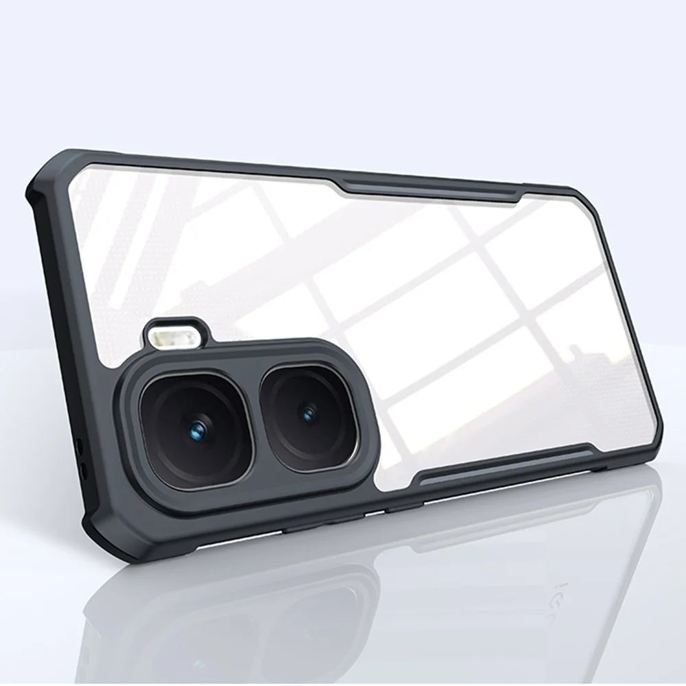 XUNDD For vivo iQOO Neo10 5G Case Dropproof TPU + Acrylic Clear Back Phone Cover - 4