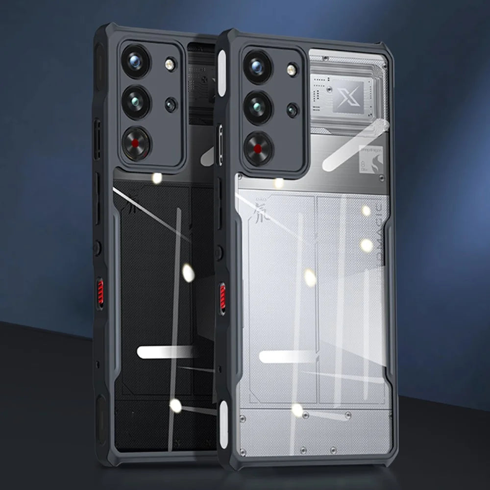 XUNDD For ZTE nubia Red Magic 10 Pro 5G Case Dropproof TPU + Acrylic Clear Back Phone Cover - 4