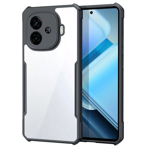 XUNDD For vivo iQOO Z9 Turbo 5G Case Dropproof TPU + Acrylic Clear Back Phone Cover - 1