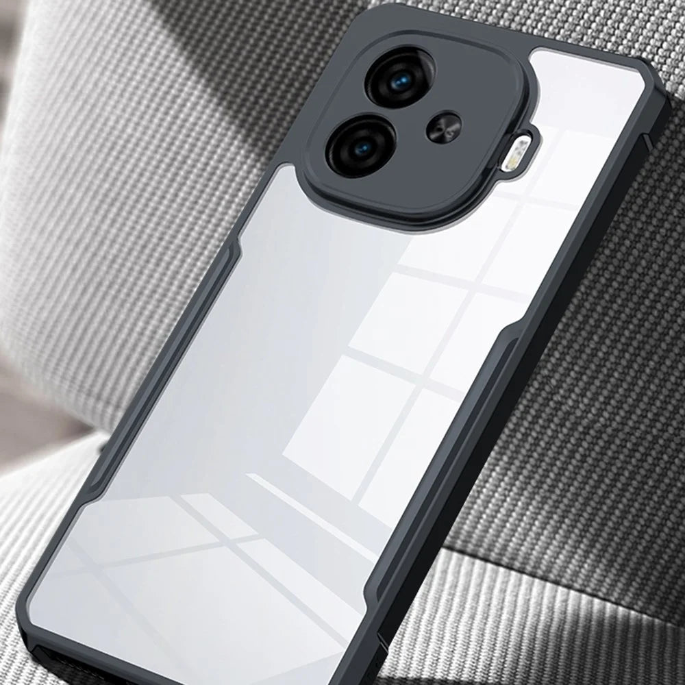 XUNDD For vivo iQOO Z9 Turbo 5G Case Dropproof TPU + Acrylic Clear Back Phone Cover - 3