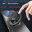 For OnePlus 13 Magnetic Case Kickstand TPU PC Heat Dissipation Phone Cover - Black - 4