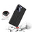 For Realme Note 60 Case Stand PU Leather Phone Cover Card Holder Mirror - Black - 7