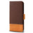 For Realme Note 60 Case Color Splicing PU Leather Wallet Phone Cover - Brown - 6