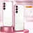 For Samsung Galaxy A26 5G Case Electroplating Frame Soft TPU Phone Cover - Pink - 3