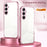 For Samsung Galaxy A56 5G Case Electroplating Frame Soft TPU Phone Cover - Pink - 3