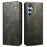 For Samsung Galaxy A26 5G Case Crazy Horse Texture Waxy Leather Wallet Stand Phone Cover - Green - 1