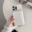 For iPhone 14 Pro Case Zipper Card Slots PU Leather Phone Back Cover with Wrist Strap - White - 2