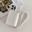 For iPhone 14 Pro Case Zipper Card Slots PU Leather Phone Back Cover with Wrist Strap - White - 3