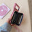 For Google Pixel 8 Pro Case Zipper Card Slots PU Leather Phone Back Cover with Wrist Strap - Pink - 4